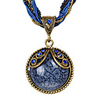 WCY Europa-Weinlese-Refinement Palace Böhmen Edelstein-Halskette (Royal Blue)