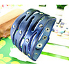 WCY Koreanisch Refinement Freislederarmbänder (Royal Blue)