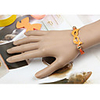 WCY Koreanisch Refinement netter einzigartiger Mask Weave Armbänder (Orange)
