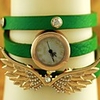 WDL Fashion Angel Wings Dekorative-Armband-Uhr