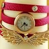 WDL Fashion Angel Wings Dekorative-Armband-Uhr