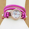 WDL Fashion-Herz-Muster-Armband-Uhr