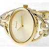 WDL Fashion Oval Leder-Armbanduhr