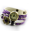 WDL Mode Blume Dekorative-Armband-Uhr