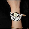 WDL Mode-Leopard-Muster-Armbanduhr