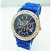 WDL Sport Diamant Dekorative Silica Gel-Armbanduhr