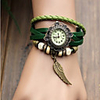 WDL Vintage Wings Dekorative-Armband-Uhr