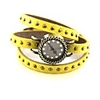 WDL Weinlese-Bronze Stripes-Armband-Uhr