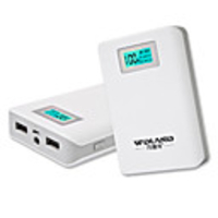 wdland 10000mah Power Bank externe Batterie für mobilen Gerät weiß