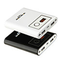 wdland Doppel Taschenlampen mit hoher Kapazität 10000mAh Universal Smart-Power-Bank-externe Batterie für elektronische Produkte