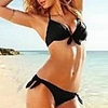 WDM Frauen Europas reizvollen edlen Verlockend Bikini (schwarz)