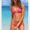WDM Frauen Sexy Pure Color Allure Halter Bikini (Red)
