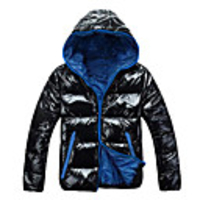 Wearable Männer Slim Short Daunenjacke mit Cap