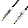 Weave Line-Audio-Jack-Anschlusskabel (schwarz 1.03m)
