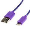 Weave Linie USB-2.0-Stecker auf 8-Pin Stecker für iPhone5 (blau 3, 0 m)