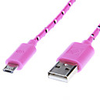 Weave Linie USB Sync-und Ladekabel für Samsung / HTC (Pink 2, 0 m)
