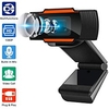 Webcam 1080p Full HD Webkamera eingebautes Mikrofon drehbarer USB-Stecker Webcam für PC Computer Mac Laptop Desktop Lightinthebox