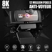 webcam 8k web kamera 1080p für computer usb webcam full hd 1080p webkamera mit mikrofon datenschutzhülle für youtobe mini kamera Lightinthebox