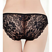 Wecilini Traceless Lace Rose Pattern Underpant