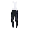 WECYCLE Herrn Damen Fahrradträgerhosen Winter Polyester Fahhrad Trägerhose / Lange Radhose Mit Trägern Gepolsterte Shorts Hosen Atmungsaktiv 3D Pad Rasche Trocknung Sport Schwarz / Dark Gray / Warm