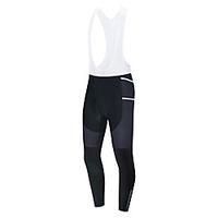 WECYCLE Herrn Damen Fahrradträgerhosen Winter Polyester Fahhrad Trägerhose / Lange Radhose Mit Trägern Gepolsterte Shorts Hosen Atmungsaktiv 3D Pad Rasche Trocknung Sport Schwarz / Dark Gray / Warm