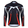 WECYCLE Herrn Damen Langarm Fahrradtrikot Winter Polyester Schwarz Fahhrad Trikot / Radtrikot Oberteile Bergradfahren Straßenradfahren Atmungsaktiv Rasche Trocknung Reflexstreiffen Sport Bekleidung Lightinthebox