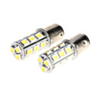 Weiß 5050 18 SMD LED Bremsbremsleuchte Glühlampe für Motorrad 2PCs