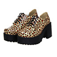 Weiß-Apparat Classic Lolita PU-Leder 10cm High-Heels