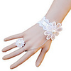Weiß-Blumen-Muster Sweet Lolita Armband mit Ring