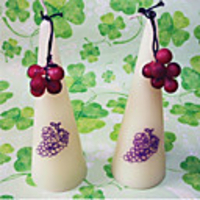 Weiß Cone Handarbeit Kerzen