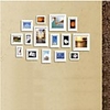 Weiß Foto Wall Frame Collection Set von 15