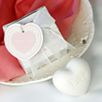 Weiß Herz Seife Hochzeit Gunsten