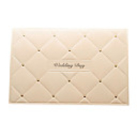 Wei? horizontale Hochzeits-Einladung mit leuchtenden Herzen Dekoration - Satz von 50