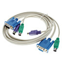 Weiß KVM M / F-Kabel (1, 5 m)