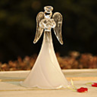 Weiß Mattglas Blessing Engel Andenken