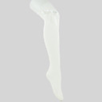 Weiß Pure Color Cotton Casual Lolita Strümpfe