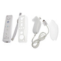 Weiß Rechts-Fernbedienung Nunchuck Controller Skin für Nintendo Wii Wii U