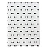 Weiß Small Tie-Muster-Leder Ganzkörper-Case mit Ständer für iPad Air