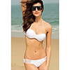 Weiß Strappy Cut-out Bikini