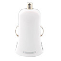 Weiß USB-Autoladegerät für iPad und andere (5V 2.1A)