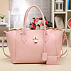 Weicai Damenmode Einzel-Schulter-Large Tote / Crossbody-Tasche (Rosa)