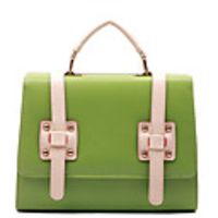 Weicai Damenmode Einzel-Schulter-Umhängetasche / Schultasche (Grün)