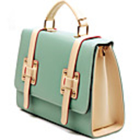 Weicai Damenmode Einzel-Schulter-Umhängetasche / Schultasche (hellblau)