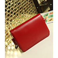 Weicai Damenmode Einzel-Schultertasche Messenger Bag (Red)