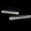 Weiße LED mit 8 LED Tagfahrlicht Set (2 Stück)