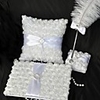 Weiße Rose Hochzeit Sammlung Set (3 Stück)