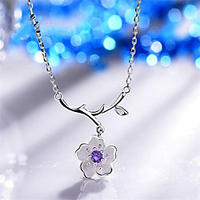 weiße synthetische Diamant Anhänger Halskette Kette Halskette Rolo Brief Punk trendige lässige / sportliche Mode Kupfer versilbert Silber 40 5 cm Halskette Schmuck 1 Stück zum Jubiläum Sport Straße Lightinthebox