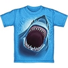 Weißer Hai Türkis meliertes T-Shirt für Erwachsene (Medium für Erwachsene) Lightinthebox