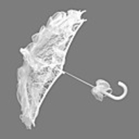 weißer Spitze manueller Öffnung Hochzeit Regenschirm (ktb006)