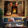 Weihnachten Weihnachtsmann Urlaub Party Wand Wandteppich Kunst Dekor Decke Vorhang Picknick Tischdecke Hängen Zuhause Schlafzimmer Wohnzimmer Wohnheim Dekoration Weihnachtsbaum Geschenk Kamin Lightinthebox